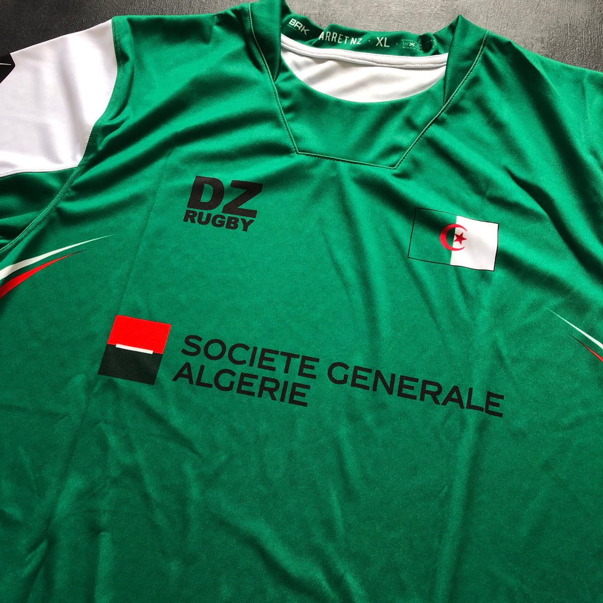 Algeria National Rugby Team Jersey 2022 Match Worn XL Underdog Rugby - The Tier 2 Rugby Shop