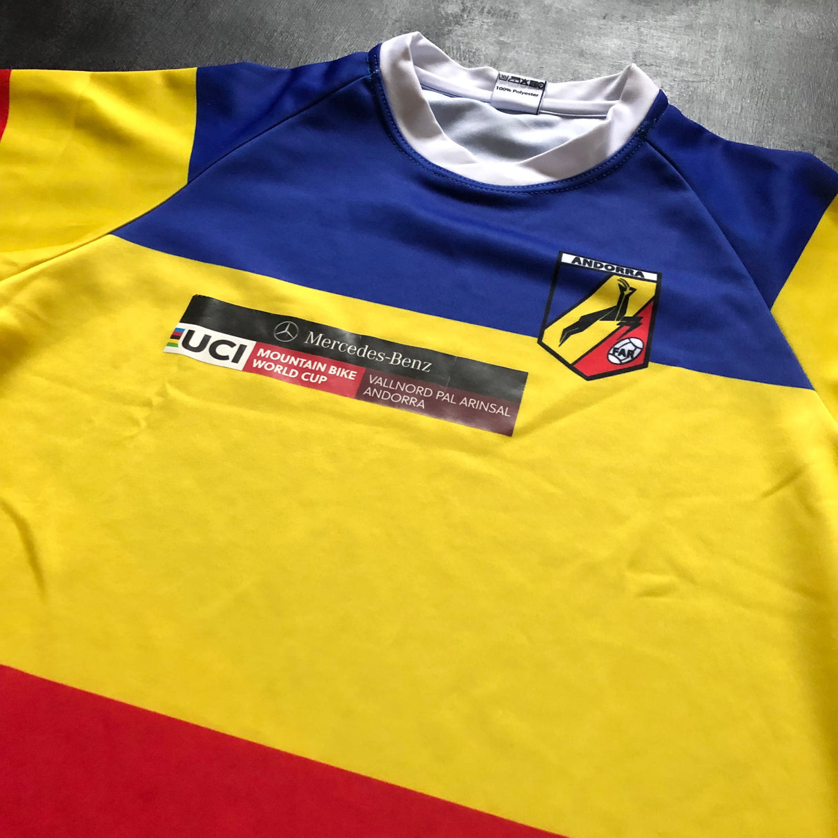 Andorra National Rugby Team Jersey 2019 Medium Underdog Rugby - The Tier 2 Rugby Shop