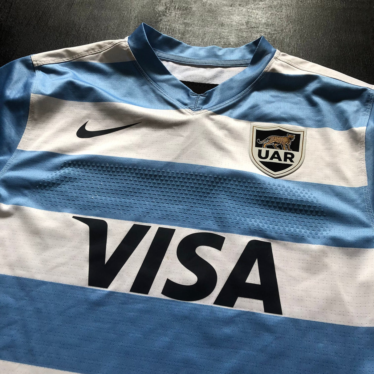 Argentina National Rugby Team Jersey 2017/18 Player Issue Medium Underdog Rugby - The Tier 2 Rugby Shop