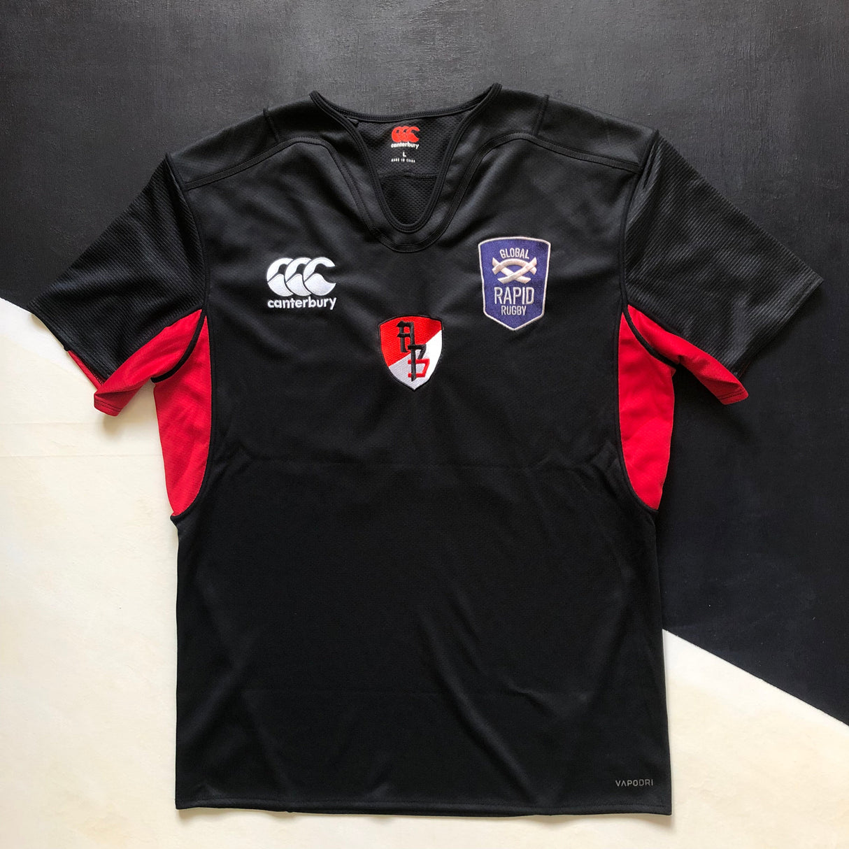 Asia Pacific Dragons Rugby Team Jersey 2019 (Global Rapid Rugby) Match Worn Large Underdog Rugby - The Tier 2 Rugby Shop