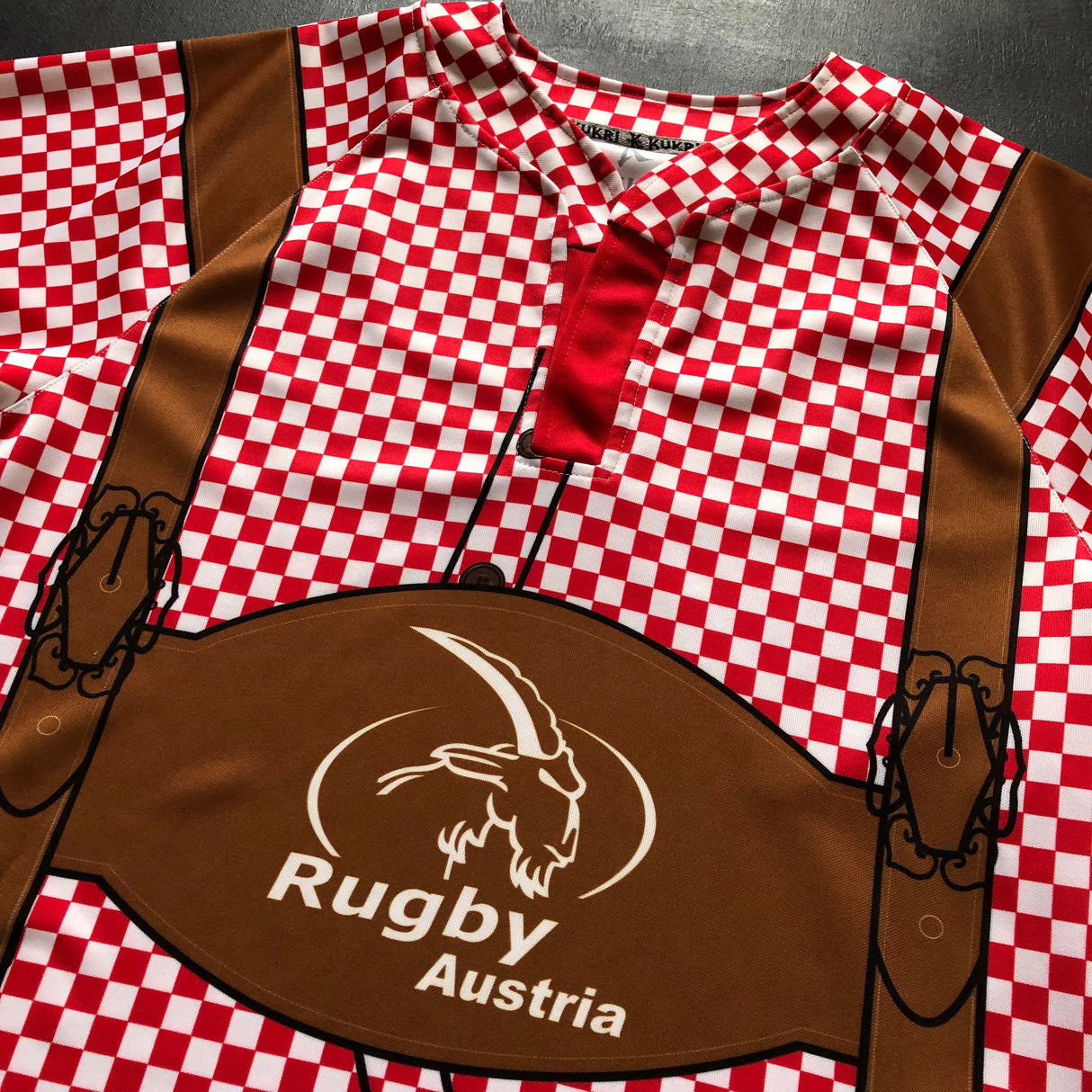 Austria National Rugby Team Training Jersey 2013 Large Underdog Rugby - The Tier 2 Rugby Shop