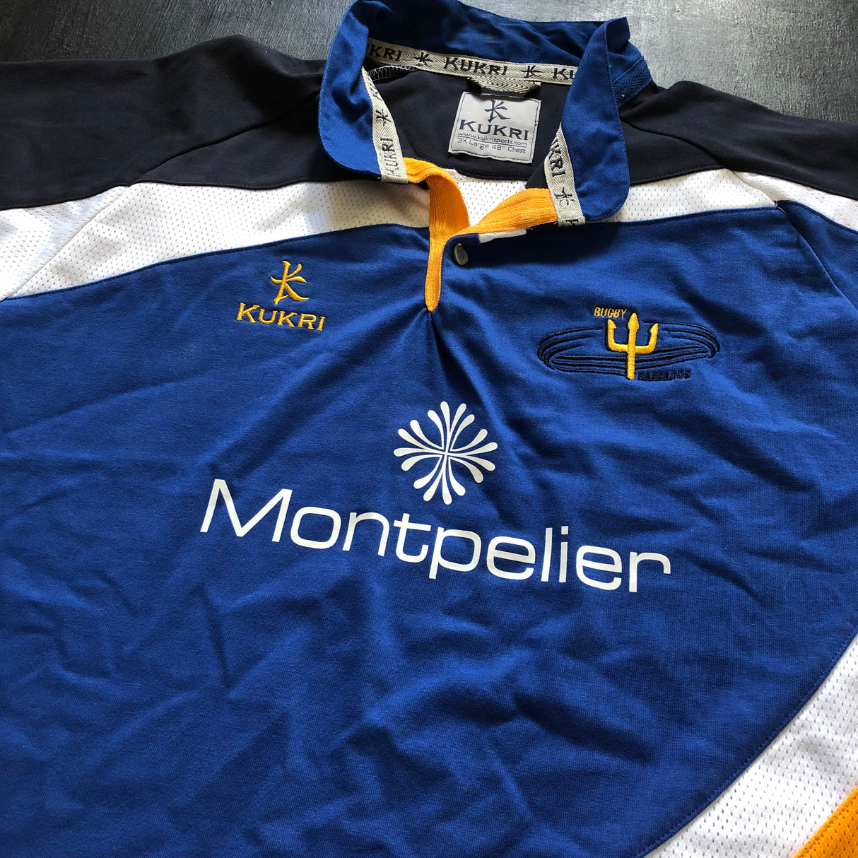 Barbados National Rugby Team Jersey 2008/09 Player Issue 3XL Underdog Rugby - The Tier 2 Rugby Shop