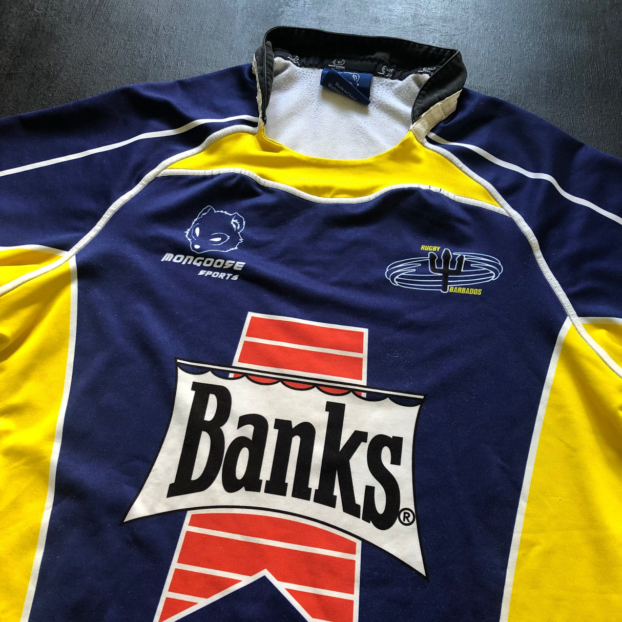 Barbados National Rugby Team Jersey 2014 Medium Underdog Rugby - The Tier 2 Rugby Shop