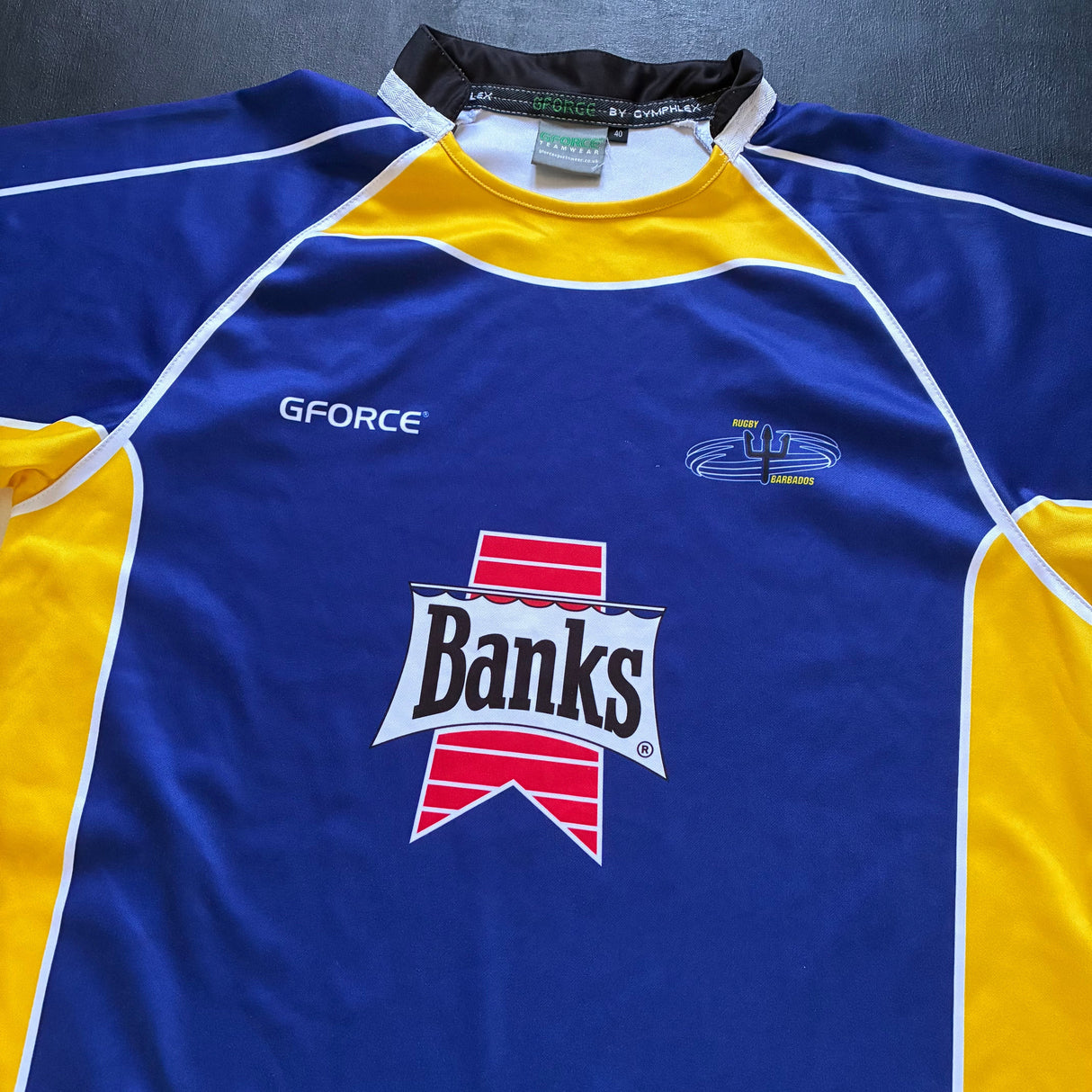 Barbados National Rugby Team Jersey 2014 Medium Underdog Rugby - The Tier 2 Rugby Shop