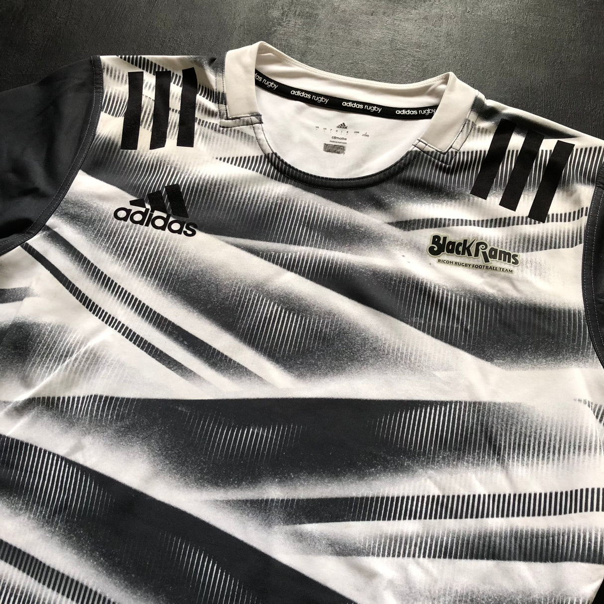 Black Rams Rugby Team Training Jersey 2XO Underdog Rugby - The Tier 2 Rugby Shop