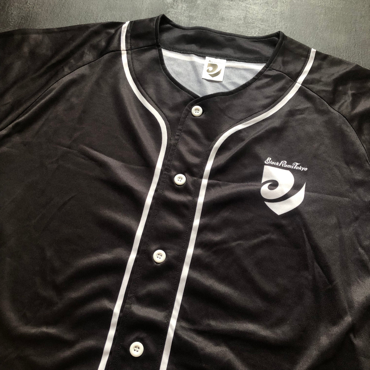 Black Rams Tokyo Rugby Team Supporters Baseball Jersey One Size Underdog Rugby - The Tier 2 Rugby Shop