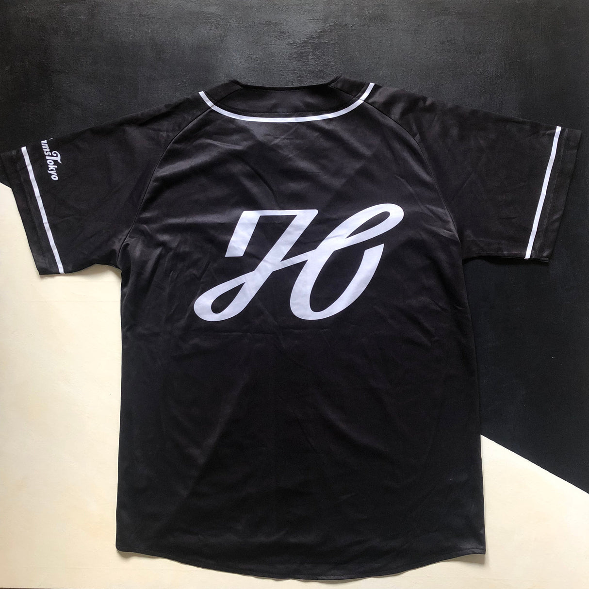 Black Rams Tokyo Rugby Team Supporters Baseball Jersey One Size Underdog Rugby - The Tier 2 Rugby Shop
