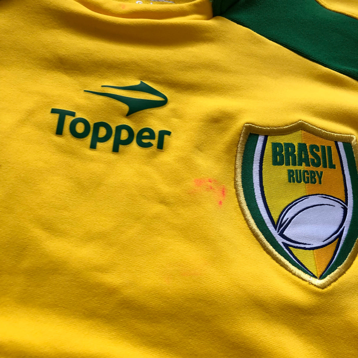 Brazil National Rugby Team Jersey 2013/14 Match Worn Large Underdog Rugby - The Tier 2 Rugby Shop