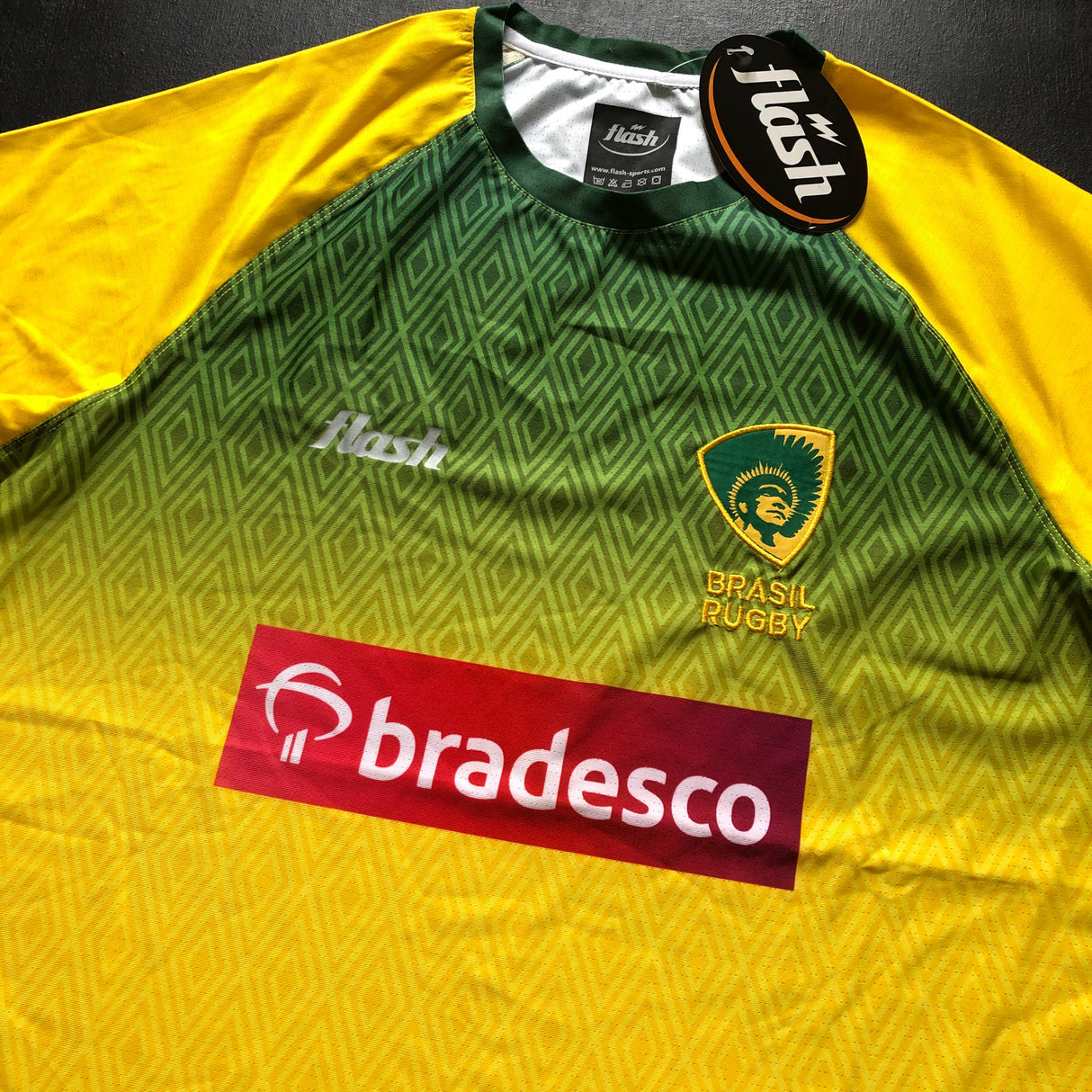 Brazil National Rugby Team Jersey 2020/21 BNWT (Defects) Large Underdog Rugby - The Tier 2 Rugby Shop