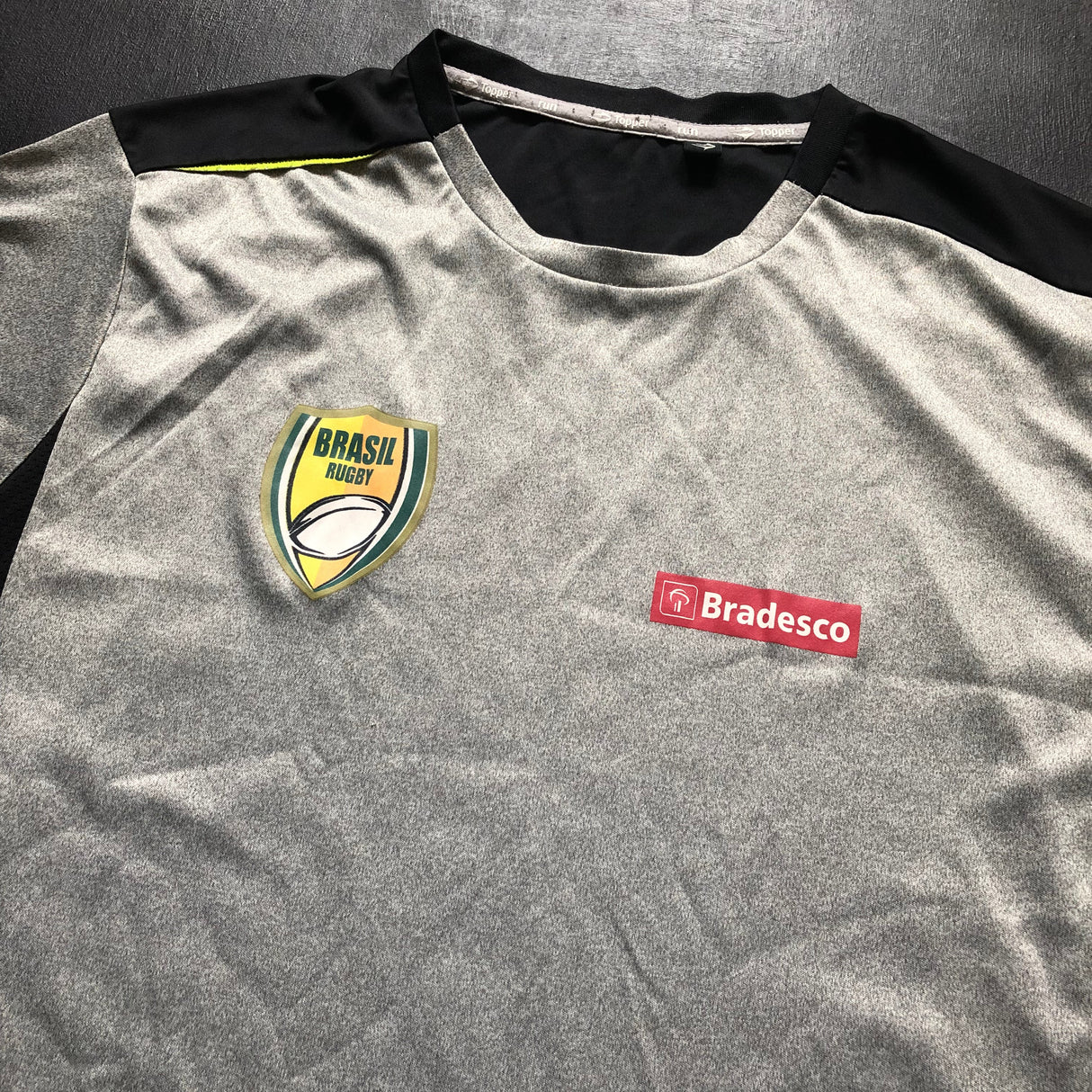 Brazil National Rugby Team Training Tee Large Underdog Rugby - The Tier 2 Rugby Shop