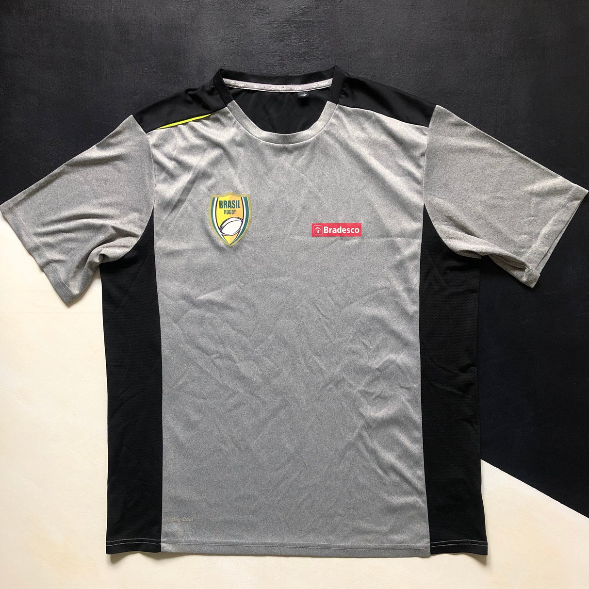 Brazil National Rugby Team Training Tee Large Underdog Rugby - The Tier 2 Rugby Shop