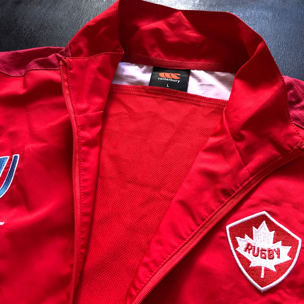 Canada National Rugby Team Jacket 2019 Rugby World Cup Large Underdog Rugby - The Tier 2 Rugby Shop