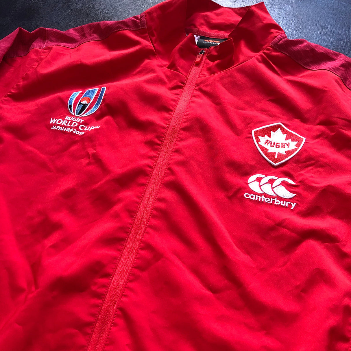 Canada National Rugby Team Jacket 2019 Rugby World Cup Large Underdog Rugby - The Tier 2 Rugby Shop