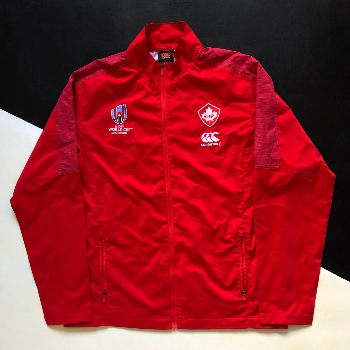 Canada National Rugby Team Jacket 2019 Rugby World Cup Large Underdog Rugby - The Tier 2 Rugby Shop