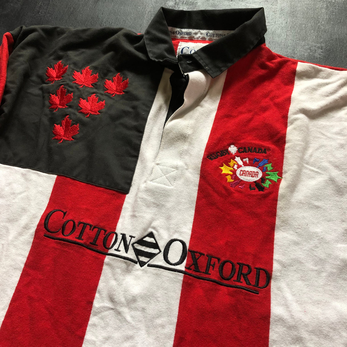 Canada National Rugby Team Jersey 1997/98 XL Underdog Rugby - The Tier 2 Rugby Shop