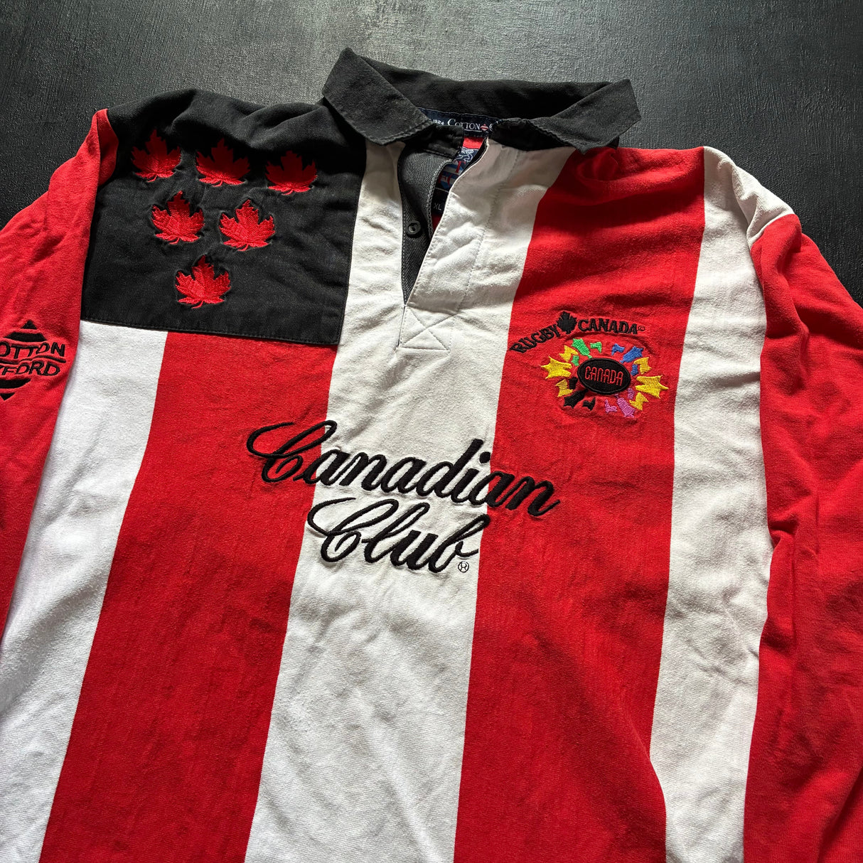 Canada National Rugby Team Jersey 1997/98 XL Underdog Rugby - The Tier 2 Rugby Shop