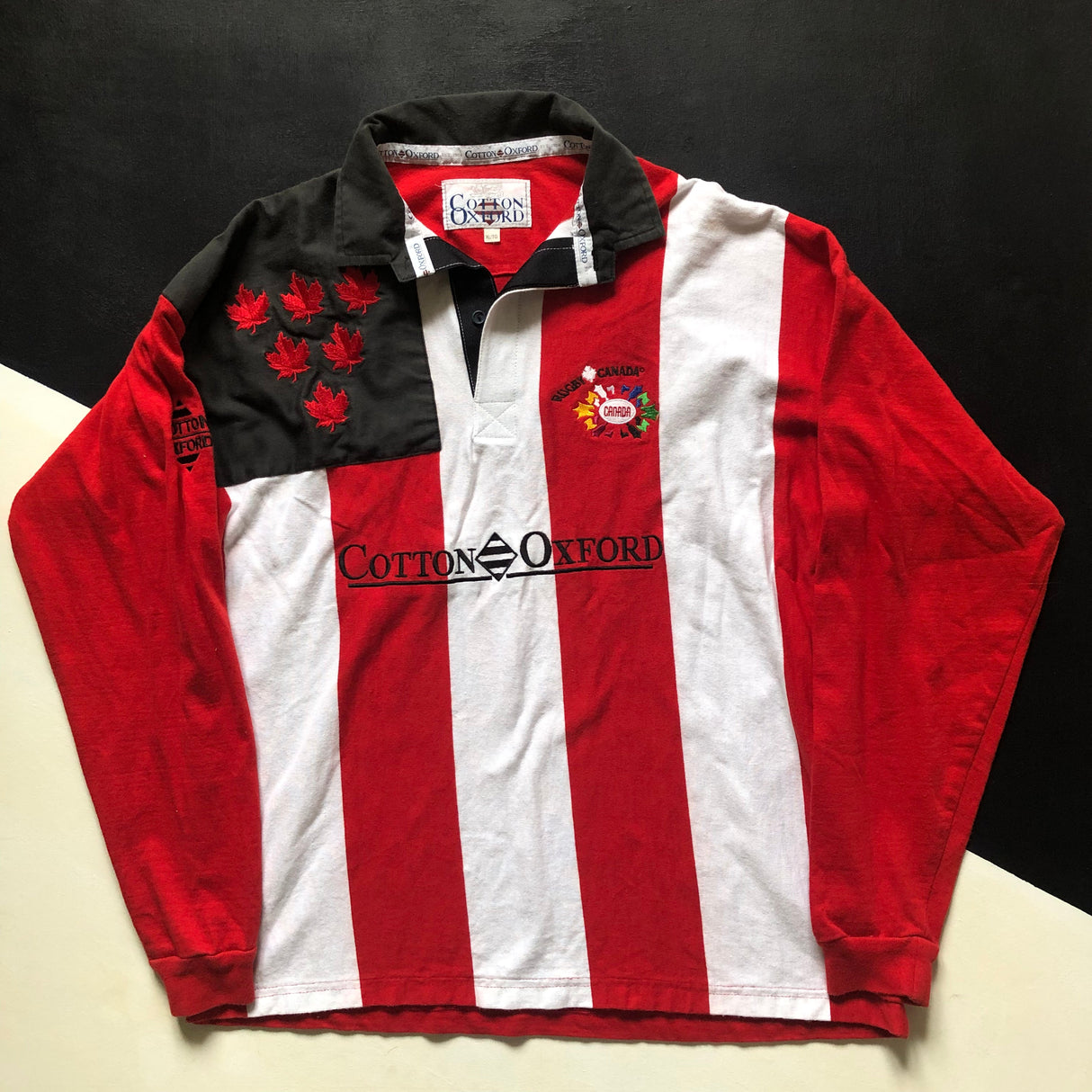 Canada National Rugby Team Jersey 1997/98 XL Underdog Rugby - The Tier 2 Rugby Shop