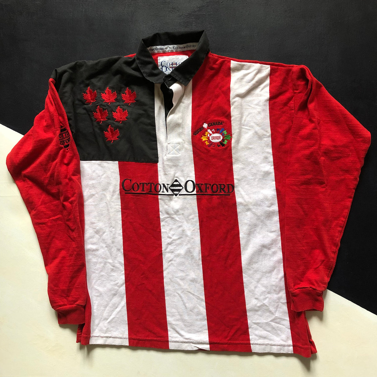 Canada National Rugby Team Jersey 1997/98 XL Underdog Rugby - The Tier 2 Rugby Shop