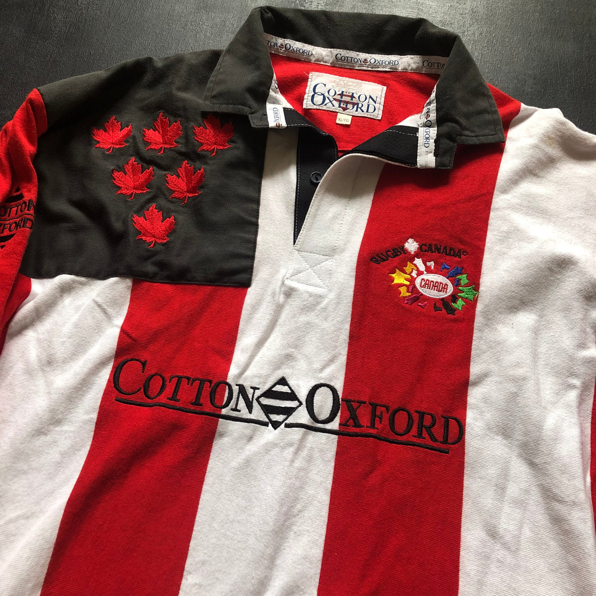 Canada National Rugby Team Jersey 1997/98 XL Underdog Rugby - The Tier 2 Rugby Shop