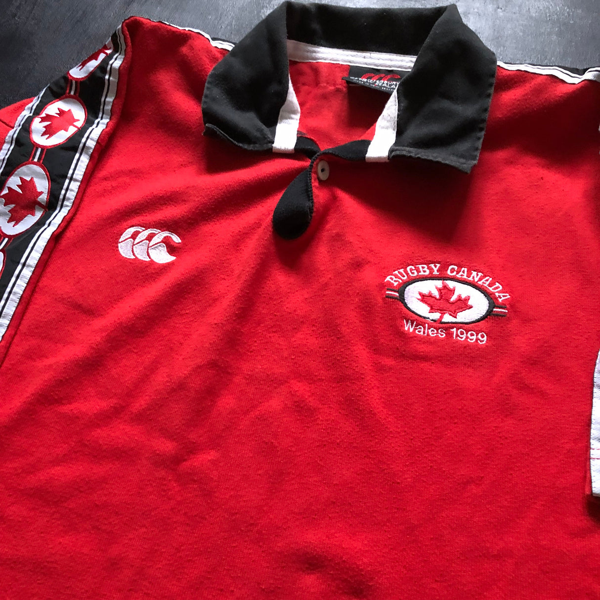 Canada National Rugby Team Jersey 1999 Large Underdog Rugby - The Tier 2 Rugby Shop