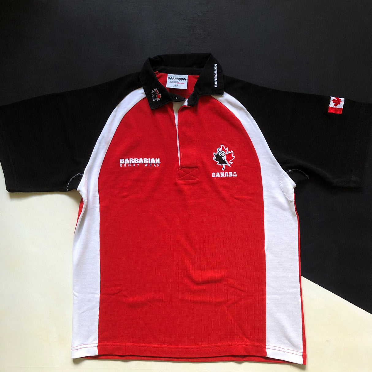 Canada National Rugby Team Jersey 2005 Large Underdog Rugby - The Tier 2 Rugby Shop