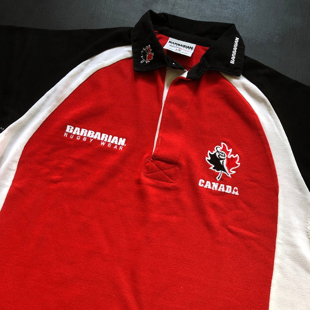 Canada National Rugby Team Jersey 2005 Large Underdog Rugby - The Tier 2 Rugby Shop