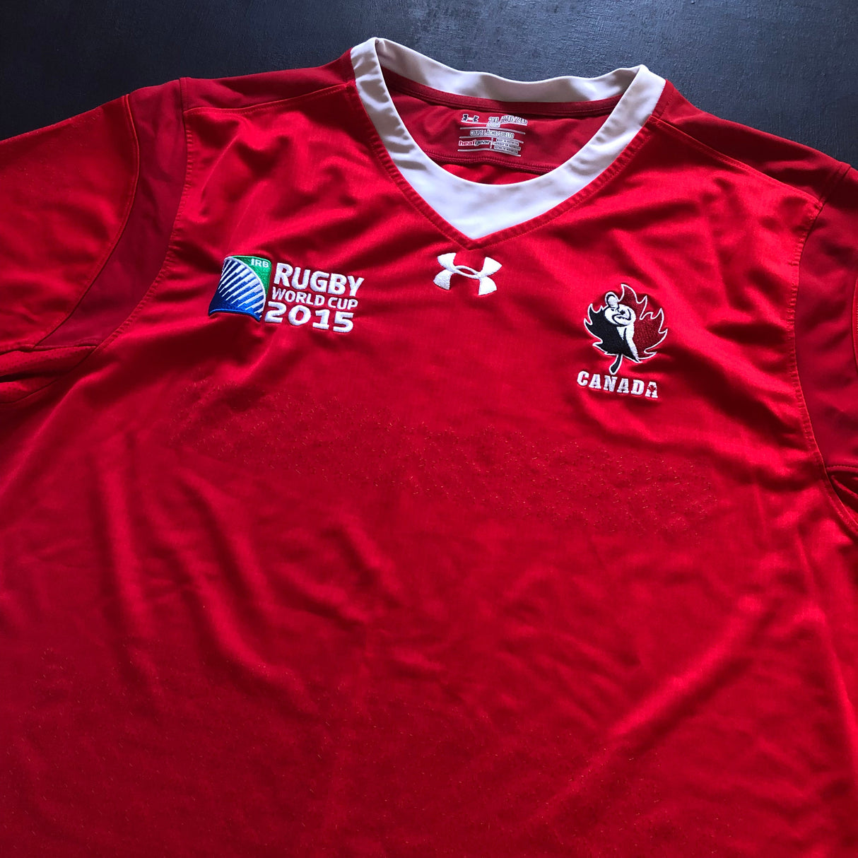 Canada National Rugby Team Jersey 2015 Rugby World Cup 2XL Underdog Rugby - The Tier 2 Rugby Shop