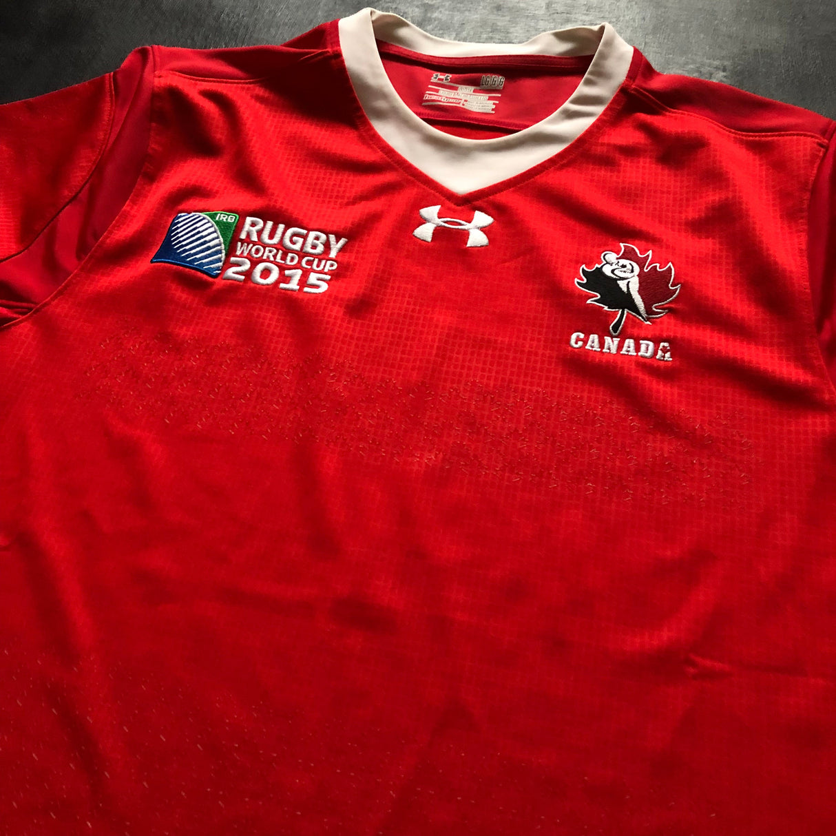 Canada National Rugby Team Jersey 2015 Rugby World Cup Large Underdog Rugby - The Tier 2 Rugby Shop