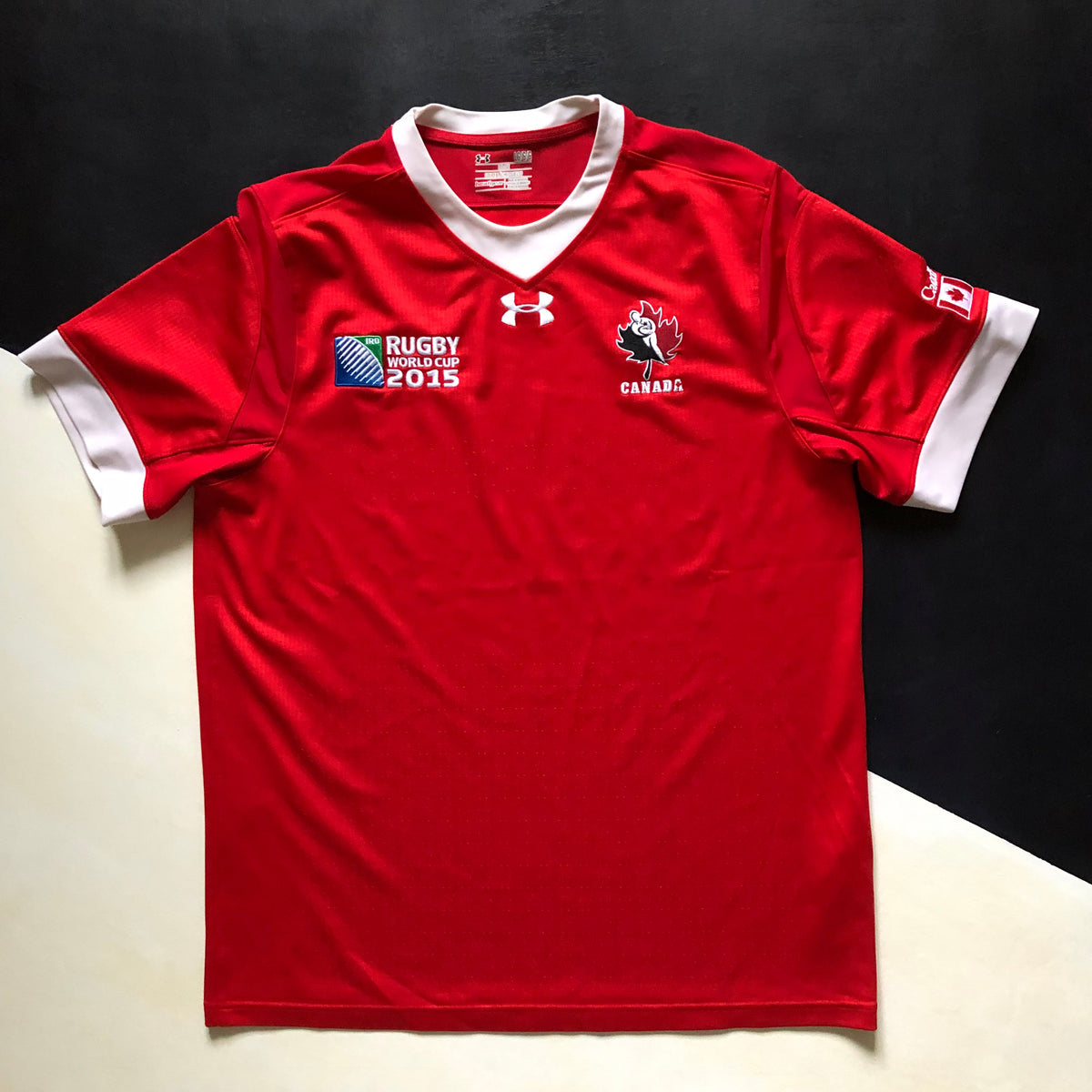 Canada National Rugby Team Jersey 2015 Rugby World Cup Large Underdog