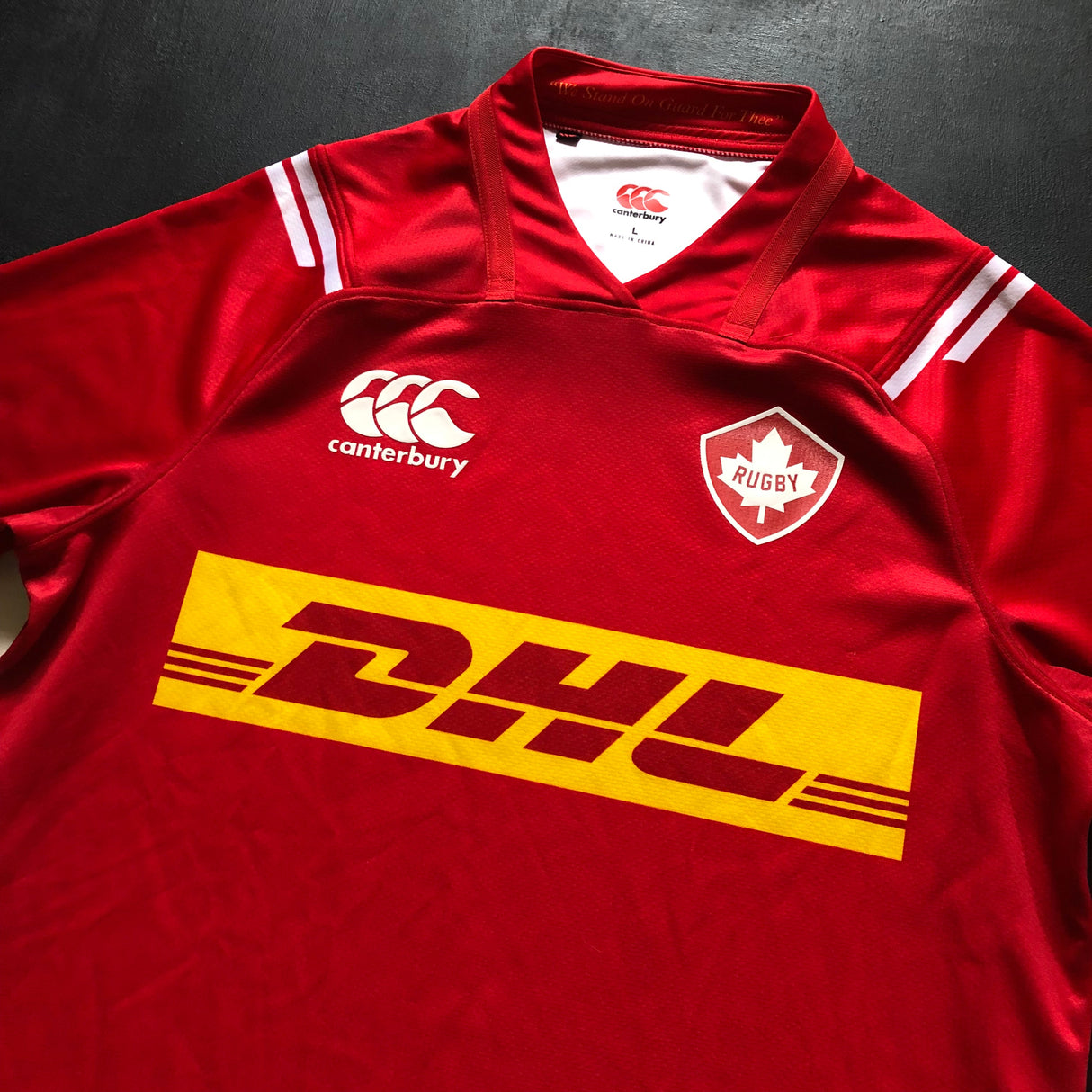 Canada National Rugby Team Jersey 2018 Large Underdog Rugby - The Tier 2 Rugby Shop