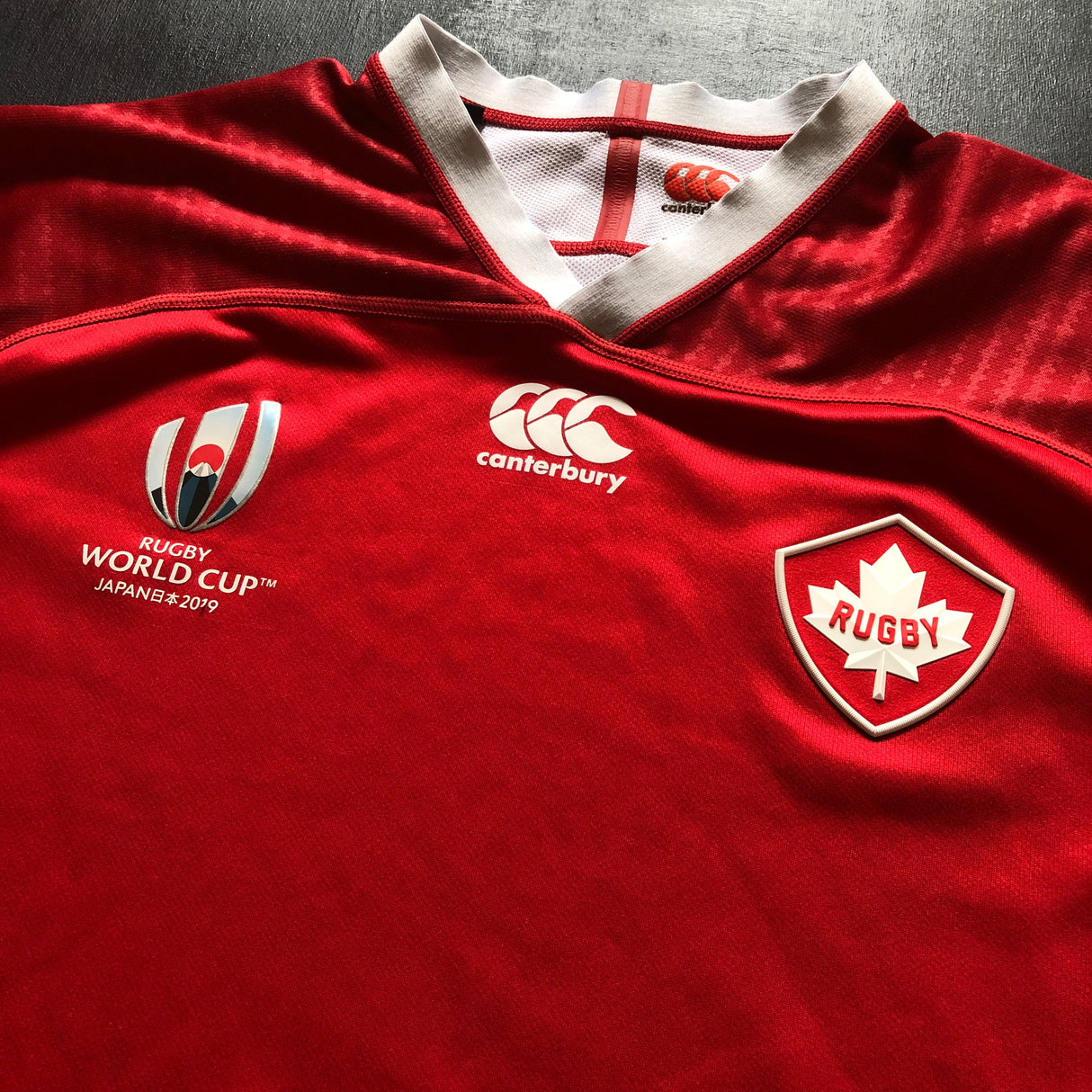 Canada National Rugby Team Jersey 2019 Rugby World Cup Large Underdog Rugby - The Tier 2 Rugby Shop