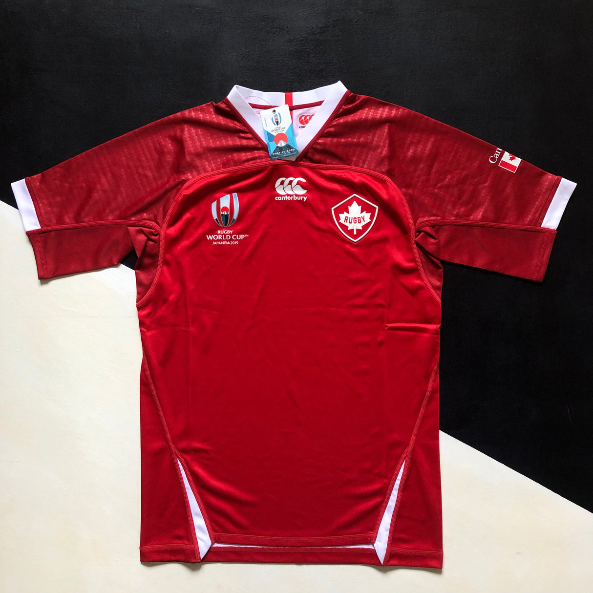 Canada National Rugby Team Jersey 2019 Rugby World Cup Small with Tags Underdog Rugby - The Tier 2 Rugby Shop