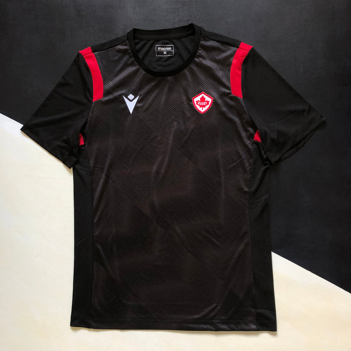 Canada National Rugby Team Training Tee (Black) Underdog Rugby - The Tier 2 Rugby Shop