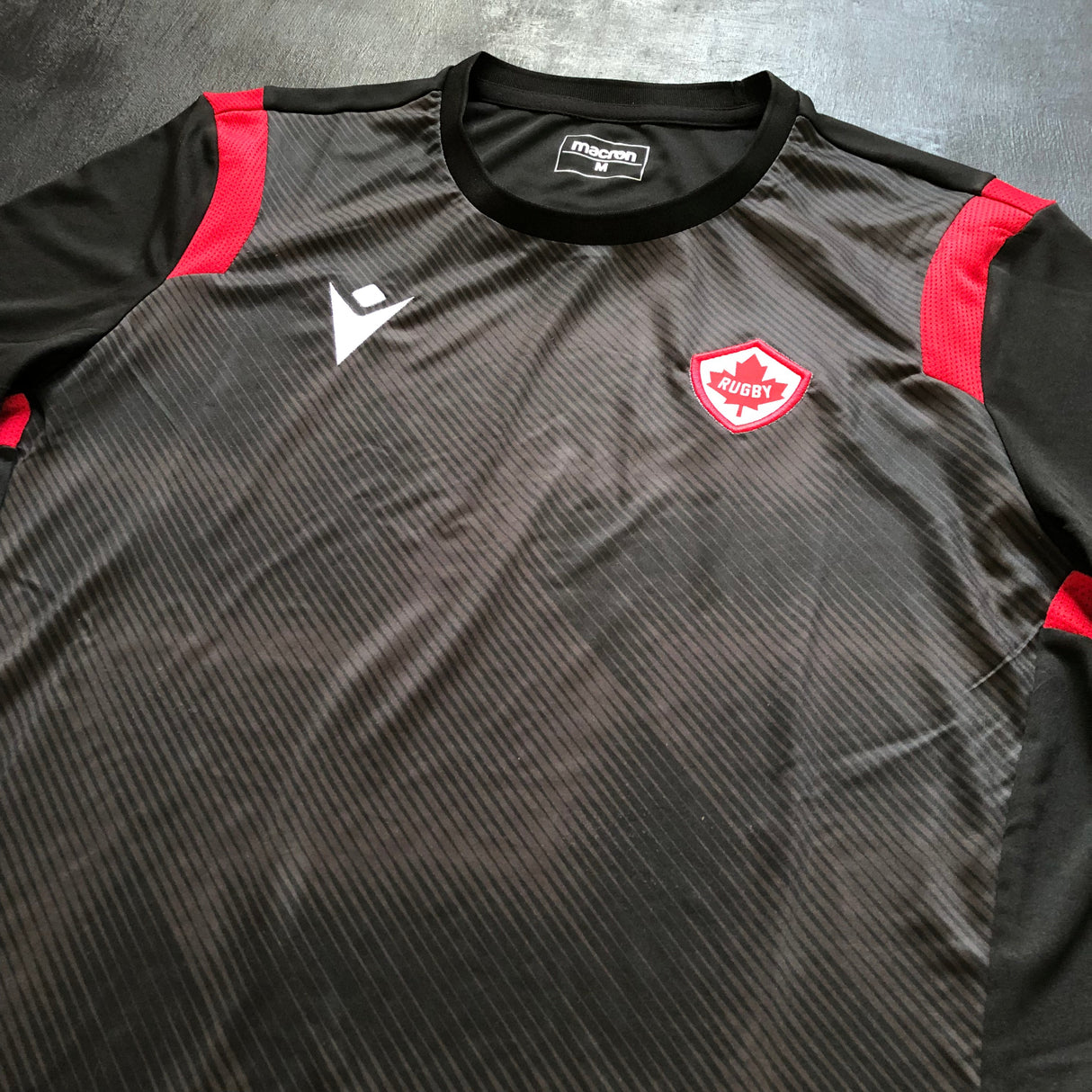 Canada National Rugby Team Training Tee (Black) Underdog Rugby - The Tier 2 Rugby Shop