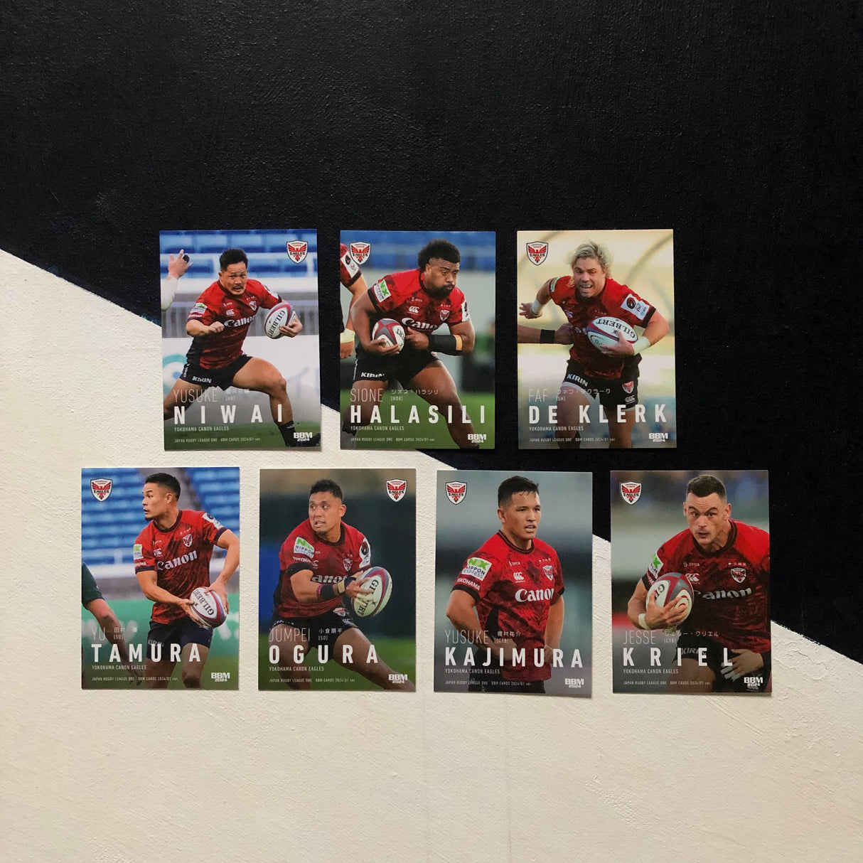 Canon Eagles 2024 BBM Japan Rugby League One Regular Card Set Underdog Rugby - The Tier 2 Rugby Shop
