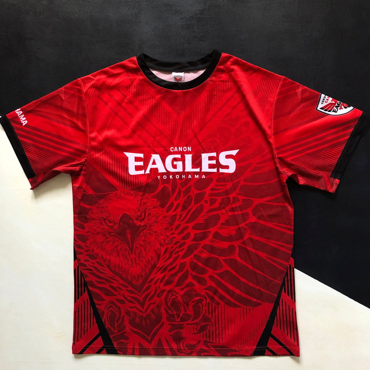 Canon Eagles Rugby Team (Japan Rugby League One) Supporters Tee XL Underdog Rugby - The Tier 2 Rugby Shop