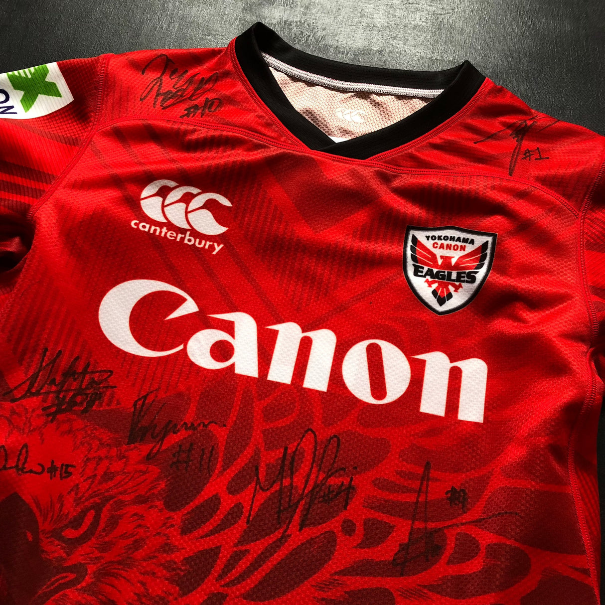 Canon Eagles Rugby Team Jersey 2023 (Japan Rugby League One) Match Worn 3L Underdog Rugby - The Tier 2 Rugby Shop