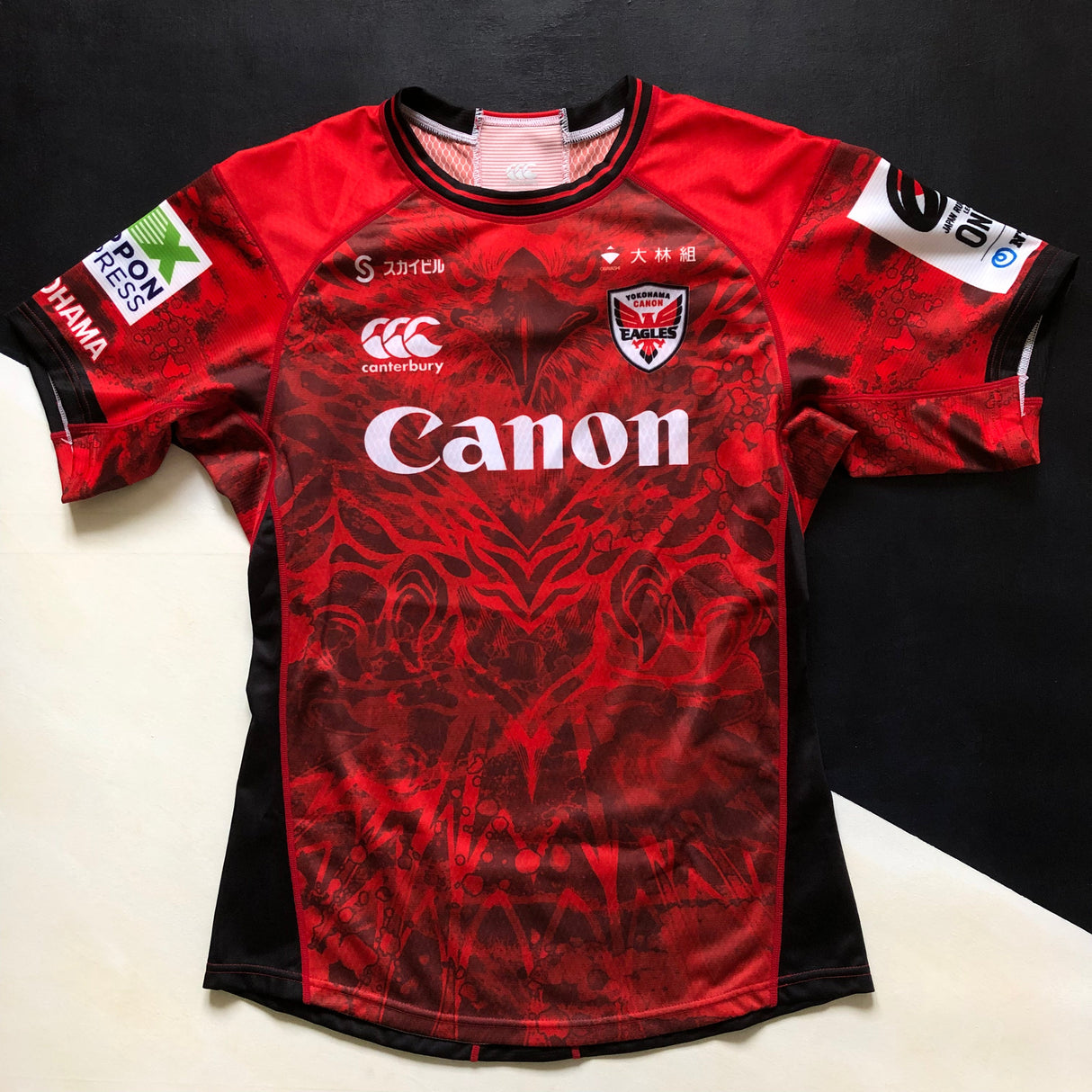 Canon Eagles Rugby Team Jersey 2024 Match Worn 4L Underdog Rugby - The Tier 2 Rugby Shop
