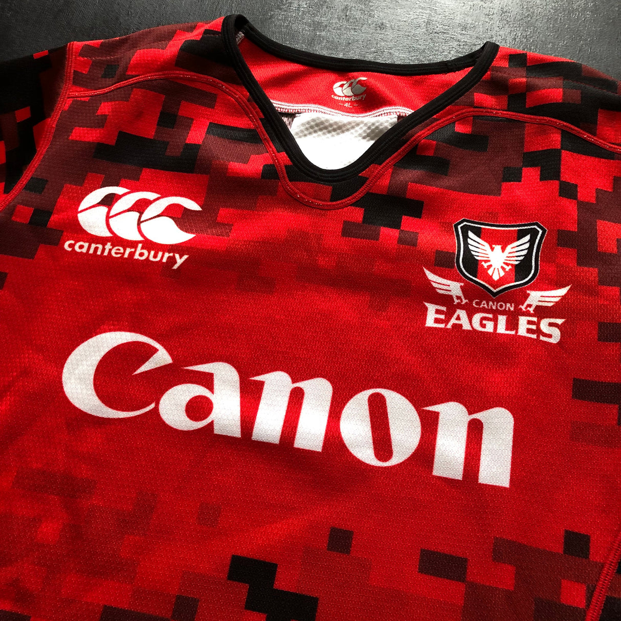 Canon Eagles Rugby Team Training Jersey Player Issue 4L Underdog Rugby - The Tier 2 Rugby Shop