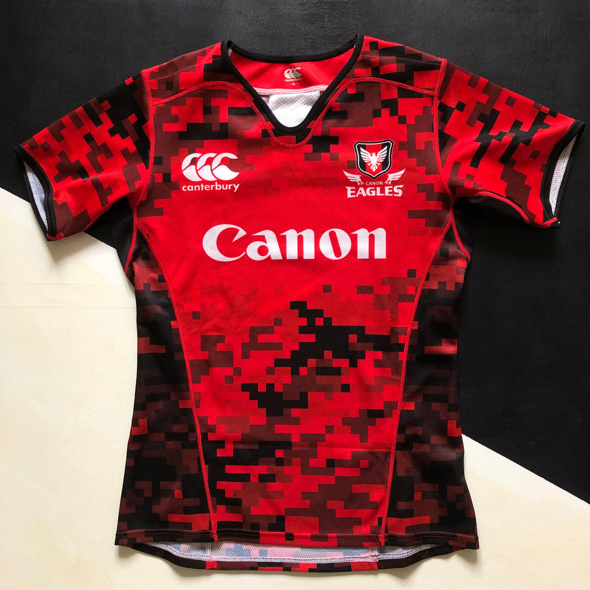 Canon Eagles Rugby Team Training Jersey Player Issue 4L Underdog Rugby - The Tier 2 Rugby Shop