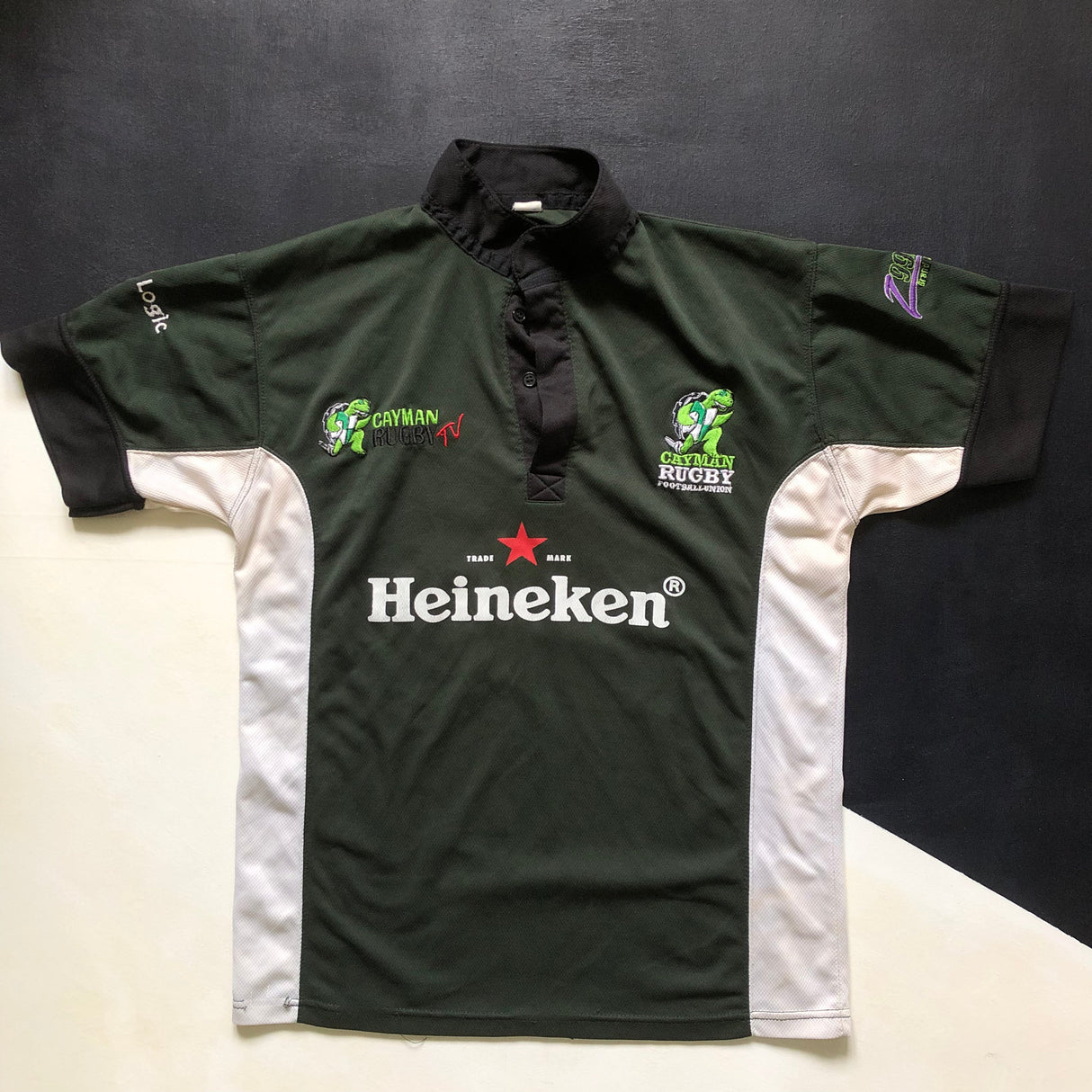 Cayman Islands National Rugby Team Jersey 2000’s Match Worn Large Underdog Rugby - The Tier 2 Rugby Shop