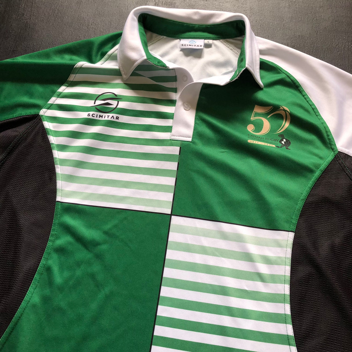 Cayman Islands National Rugby Team Jersey 2021 50 Years Large Underdog Rugby - The Tier 2 Rugby Shop