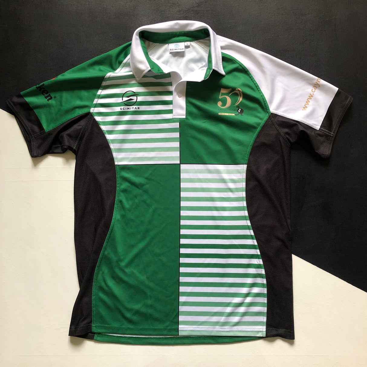 Cayman Islands National Rugby Team Jersey 2021 50 Years Large Underdog Rugby - The Tier 2 Rugby Shop