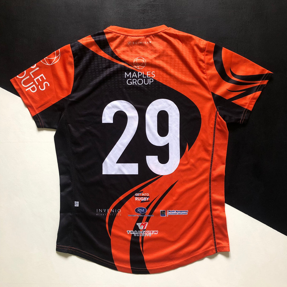 Cayman Islands National Rugby Team Training Tee Large Underdog Rugby - The Tier 2 Rugby Shop