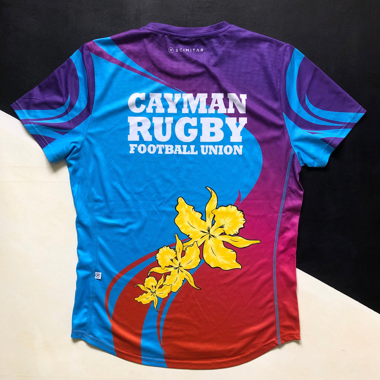 Cayman Islands National Rugby Team Training Tee Medium Underdog Rugby - The Tier 2 Rugby Shop