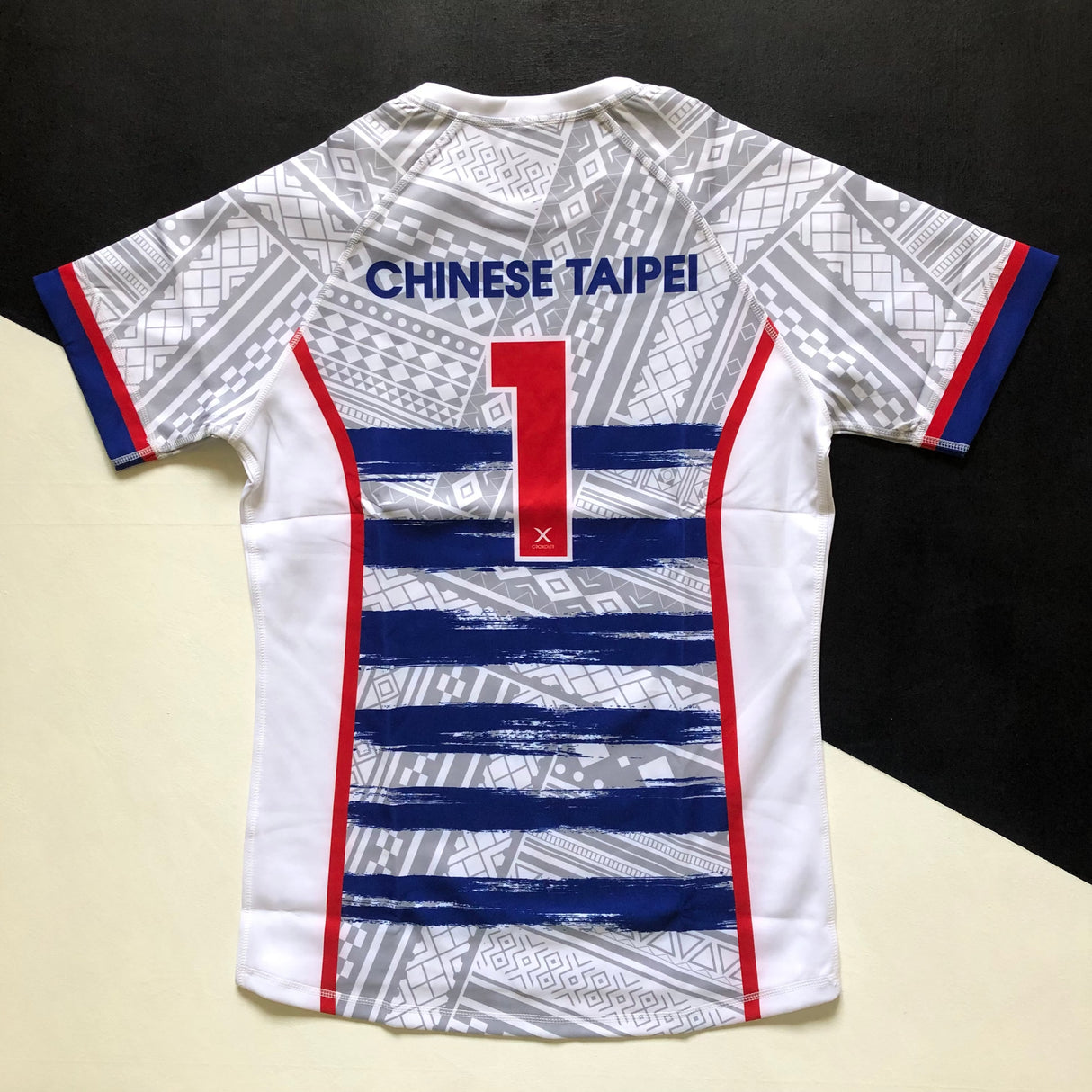 Chinese Taipei (Taiwan) National Rugby Sevens Team Jersey 2023 Away Player Issue Medium Underdog Rugby - The Tier 2 Rugby Shop