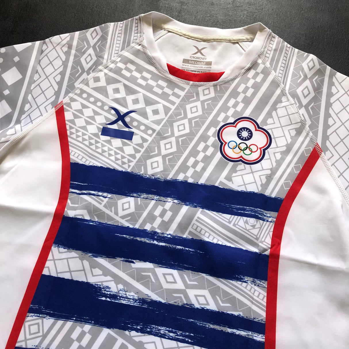 Chinese Taipei (Taiwan) National Rugby Sevens Team Jersey 2023 Away Player Issue Medium Underdog Rugby - The Tier 2 Rugby Shop