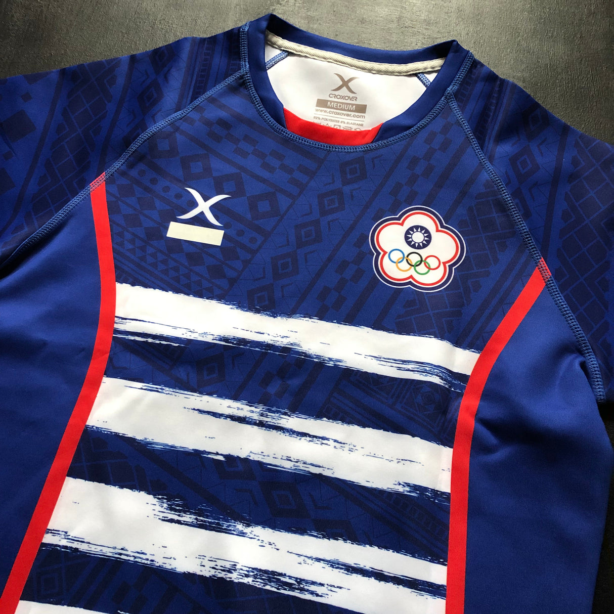 Chinese Taipei (Taiwan) National Rugby Sevens Team Jersey 2023 Home Player Issue Medium Underdog Rugby - The Tier 2 Rugby Shop