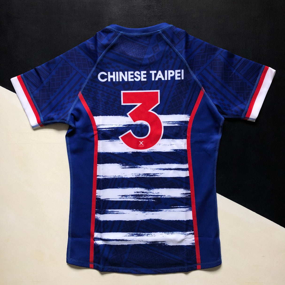 Chinese Taipei (Taiwan) National Rugby Sevens Team Jersey 2023 Home Player Issue Medium Underdog Rugby - The Tier 2 Rugby Shop