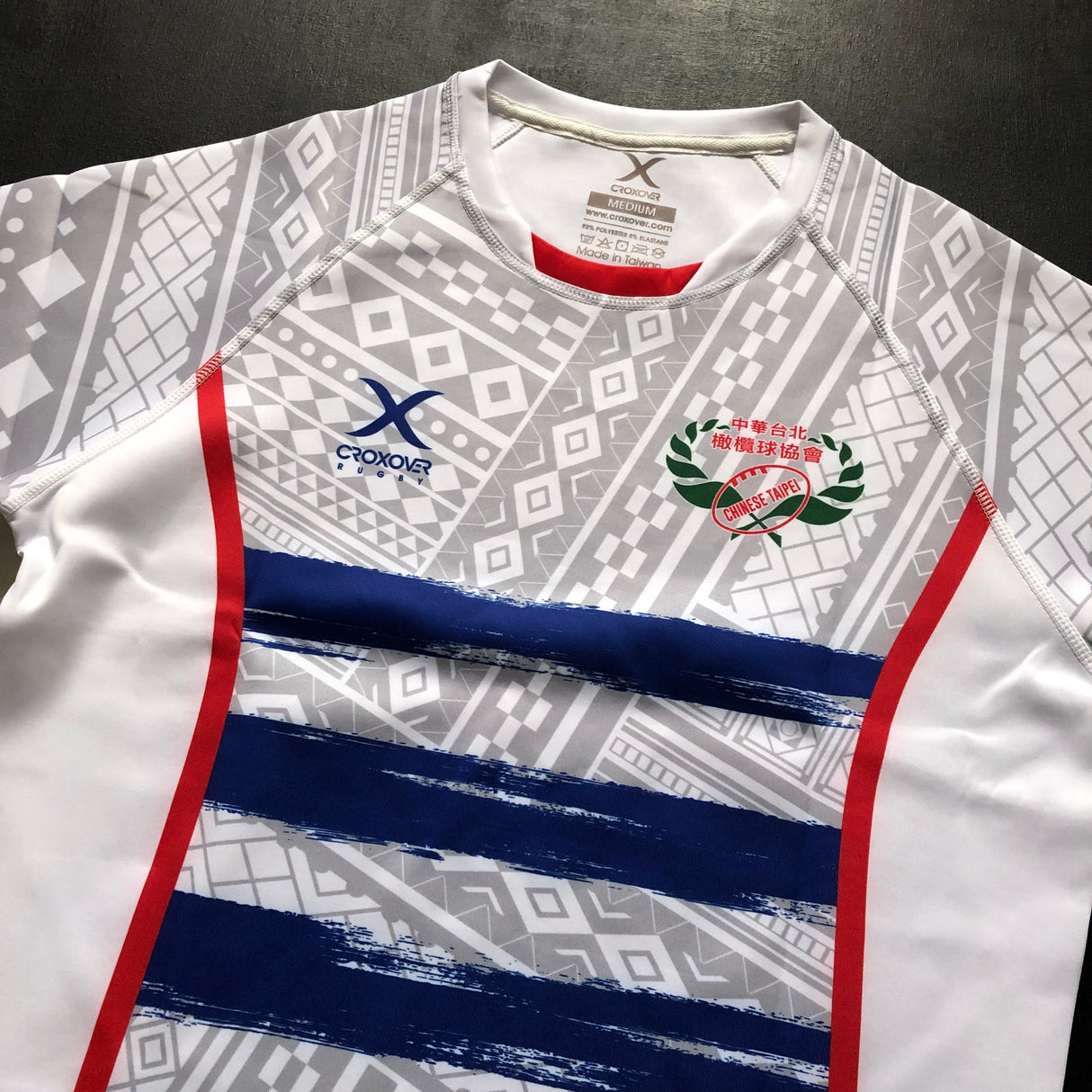 Chinese Taipei (Taiwan) National Rugby Team Jersey 2023 Away Player Issue Medium Underdog Rugby - The Tier 2 Rugby Shop